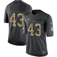 Nike Cardinals -43 Haason Reddick Black Stitched NFL Limited 2016 Salute to Service Jersey
