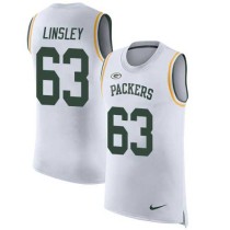 Nike Packers -63 Corey Linsley White Stitched NFL Limited Rush Tank Top Jersey Nike Packers -63 Corey Linsley White Stitched NFL Limited Rush Tank Top Jersey