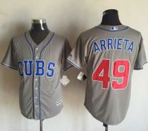 Chicago Cubs -49 Jake Arrieta Grey New Cool Base Stitched MLB Jersey Chicago Cubs -49 Jake Arrieta Grey New Cool Base Stitched MLB Jersey