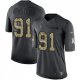 San Francisco 49ers -91 Arik Armstead Nike Anthracite 2016 Salute to Service Jersey