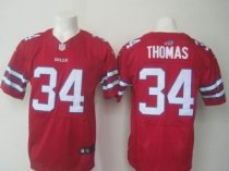 Nike Buffalo Bills -34 Thurman Thomas Red Stitched NFL Elite Rush Jersey Nike Buffalo Bills -34 Thurman Thomas Red Stitched NFL Elite Rush Jersey