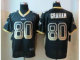NEW New Orleans Saints -80 Graham Black Jerseys(Drift Fashion Elite)