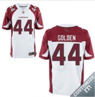 Nike Arizona Cardinals -44 Golden Jersey White Elite Road Jersey