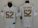 Nike Packers -52 Clay Matthews White Stitched NFL Limited Salute To Service Jersey