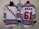 New York Rangers -61 Rick Nash White Road With 2014 Stanley Cup Finals Stitched NHL Jersey