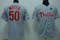 Philadelphia Phillies #50 Jamie Moyer Stitched Grey MLB Jersey Philadelphia Phillies #50 Jamie Moyer Stitched Grey MLB Jersey