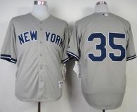 New York Yankees -35 Michael Pineda Grey Stitched MLB Jersey