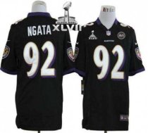Nike Ravens -92 Haloti Ngata Black Alternate Super Bowl XLVII Men Stitched NFL Game Jersey Nike Ravens -92 Haloti Ngata Black Alternate Super Bowl XLVII Men Stitched NFL Game Jersey