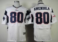 Nike New England Patriots -80 Danny Amendola White Mens Stitched NFL Elite Jersey