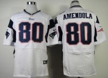 Nike New England Patriots -80 Danny Amendola White Mens Stitched NFL Elite Jersey