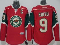 Minnesota Wild -9 Mikko Koivu Stitched Red NHL Jersey Minnesota Wild -9 Mikko Koivu Stitched Red NHL Jersey