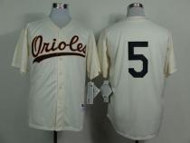 Baltimore Orioles #5 Brooks Robinson Cream 1954 Turn Back The Clock Stitched MLB Jersey Baltimore Orioles #5 Brooks Robinson Cream 1954 Turn Back The Clock Stitched MLB Jersey