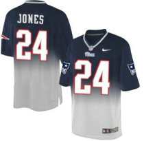 Nike Patriots -24 Cyrus Jones Navy Blue Grey Stitched NFL Elite Fadeaway Fashion Jersey Nike Patriots -24 Cyrus Jones Navy Blue Grey Stitched NFL Elite Fadeaway Fashion Jersey