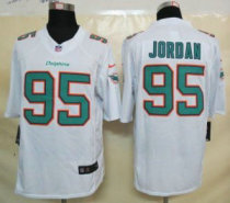 Nike Dolphins -95 Dion Jordan White Stitched NFL Limited Jersey Nike Dolphins -95 Dion Jordan White Stitched NFL Limited Jersey