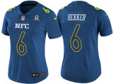 WOMEN'S NFC 2017 PRO BOWL LOS ANGELES RAMS #6 JOHNNY HEKKER BLUE GAME JERSEY