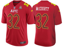2017 PRO BOWL AFC DEVIN MCCOURTY RED GAME JERSEY