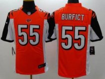 Nike Cincinnati Bengals -55 Vontaze Burfict Orange Alternate NFL Limited Jersey Nike Cincinnati Bengals -55 Vontaze Burfict Orange Alternate NFL Limited Jersey