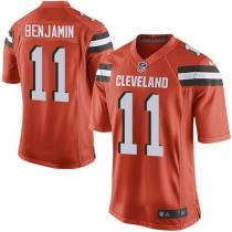 Nike Cleveland Browns -11 Travis Benjamin Orange Alternate Stitched NFL New Elite Jersey Nike Cleveland Browns -11 Travis Benjamin Orange Alternate Stitched NFL New Elite Jersey