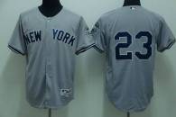New York Yankees -23 Don Mattingly Stitched Grey MLB Jersey
