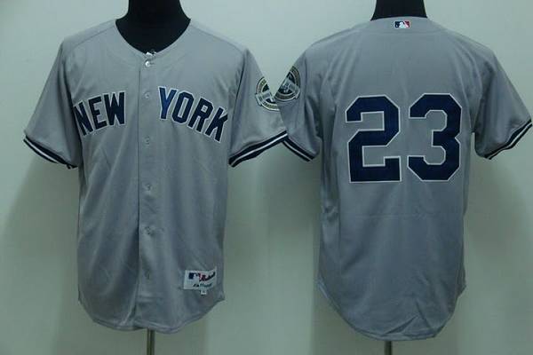 New York Yankees -23 Don Mattingly Stitched Grey MLB Jersey