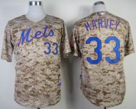 New York Mets -33 Matt Harvey Alternate Camo Cool Base Stitched MLB Jersey