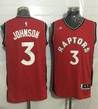 Toronto Raptors -3 James Johnson Red Stitched NBA Jersey