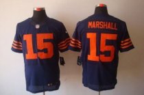 Nike Bears -15 Brandon Marshall Navy Blue 1940s Throwback Stitched NFL Elite Jersey Nike Bears -15 Brandon Marshall Navy Blue 1940s Throwback Stitched NFL Elite Jersey
