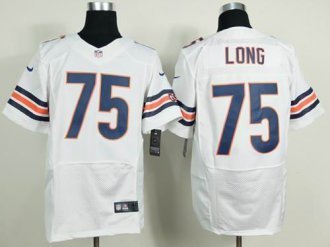 Nike Chicago Bears -75 Kyle Long White NFL Elite Jersey