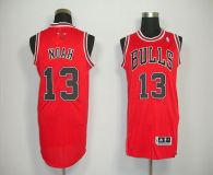 Revolution 30 Chicago Bulls -13 Joakim Noah Red Stitched NBA Jersey