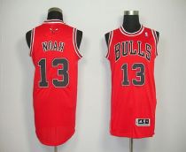 Revolution 30 Chicago Bulls -13 Joakim Noah Red Stitched NBA Jersey