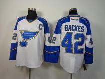 St Louis Blues -42 David Backes White Stitched NHL Jersey St Louis Blues -42 David Backes White Stitched NHL Jersey
