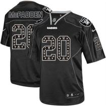 Nike Oakland Raiders #20 Darren McFadden New Lights Out Black Men's Stitched NFL Elite Jersey Nike Oakland Raiders #20 Darren McFadden New Lights Out Black Men's Stitched NFL Elite Jersey