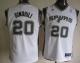 San Antonio Spurs #20 Manu Ginobili White Youth Stitched NBA Jersey