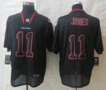 New Nike Atlanta Falcons 11 Jones Lights Out Black Elite Jersey New Nike Atlanta Falcons 11 Jones Lights Out Black Elite Jersey