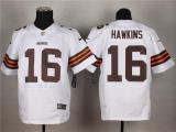 Nike Cleveland Browns -16 Andrew Hawkins White Men's Stitched NFL Elite Jersey
