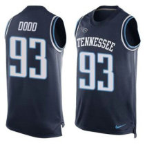 Nike Titans -93 Kevin Dodd Navy Blue Alternate Stitched NFL Limited Tank Top Jersey Nike Titans -93 Kevin Dodd Navy Blue Alternate Stitched NFL Limited Tank Top Jersey