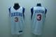 Philadelphia 76ers -3 Allen Iverson Stitched White NBA Jersey