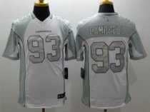 Nike Arizona Cardinals -93 Calais Campbell White Men's Stitched NFL Limited Platinum Jersey
