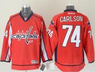 Washington Capitals -74 John Carlson Red Stitched NHL Jersey
