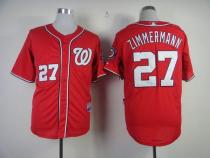 Washington Nationals #27 Jordan Zimmermann Red Cool Base Stitched MLB Jersey Washington Nationals #27 Jordan Zimmermann Red Cool Base Stitched MLB Jersey