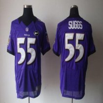 Nike Ravens -55 Terrell Suggs Purple Team Color With Art Patch Stitched NFL Elite Jersey Nike Ravens -55 Terrell Suggs Purple Team Color With Art Patch Stitched NFL Elite Jersey