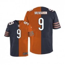 Nike Bears -9 Jim McMahon Navy Blue Orange Stitched NFL Elite Split Jersey Nike Bears -9 Jim McMahon Navy Blue Orange Stitched NFL Elite Split Jersey