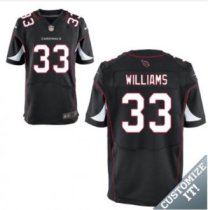 Nike Arizona Cardinals -33 Williams Jersey Black Elite Alternate Jersey