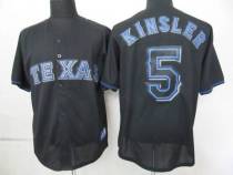 Texas Rangers #5 Ian Kinsler Black Fashion Stitched MLB Jersey Texas Rangers #5 Ian Kinsler Black Fashion Stitched MLB Jersey