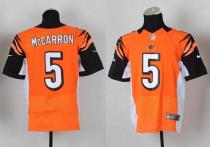 Nike Bengals -5 AJ McCarron Orange Alternate Men's Stitched NFL Elite Jersey Nike Bengals -5 AJ McCarron Orange Alternate Men's Stitched NFL Elite Jersey