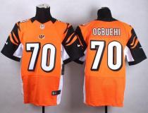 Nike Bengals -70 Cedric Ogbuehi Orange Alternate Men's Stitched NFL Elite Jersey Nike Bengals -70 Cedric Ogbuehi Orange Alternate Men's Stitched NFL Elite Jersey
