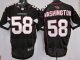 Nike Cardinals -58 Daryl Washington Black Alternate Men's Stitched NFL Elite Jersey