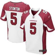 Nike Arizona Cardinals -5 Stanton Jersey White Elite Road Jersey