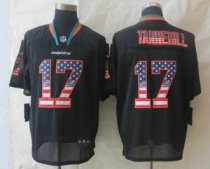 2014 New Nike Miami Dolphins -17 Tannehill USA Flag Fashion Black Elite Jerseys 2014 New Nike Miami Dolphins -17 Tannehill USA Flag Fashion Black Elite Jerseys