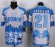 Nike Detroit Lions -21 Ameer Abdullah Blue Stitched NFL Elite Noble Fashion Jersey